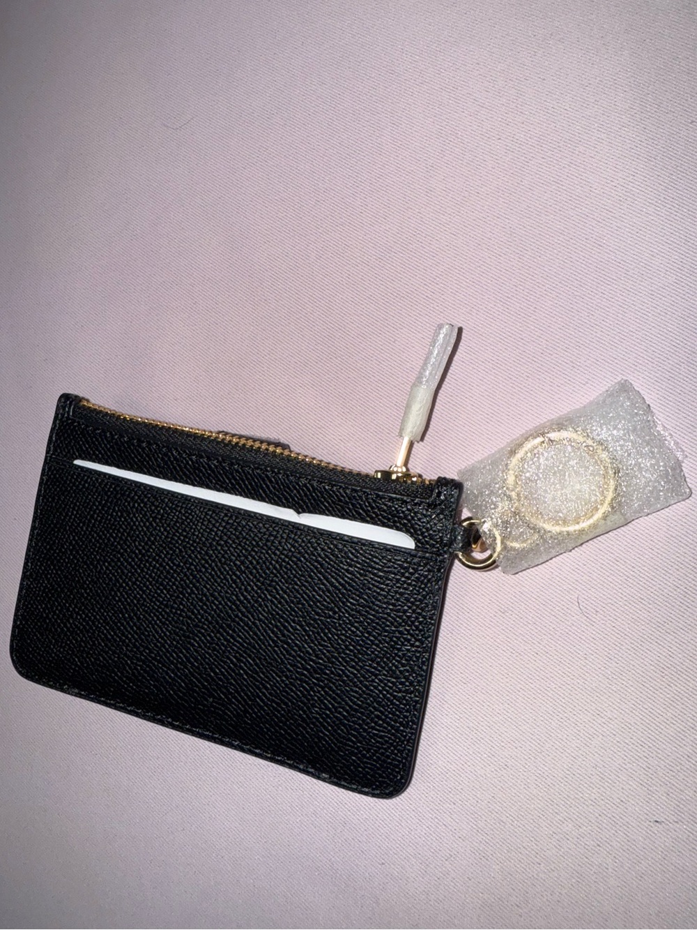 COACH Black Leather Card Holder - Picture 2 of 6